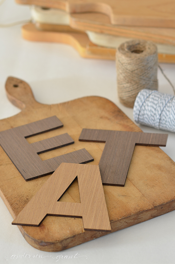 How to Make DIY Kitchen Decor from Vintage Cutting Boards ...