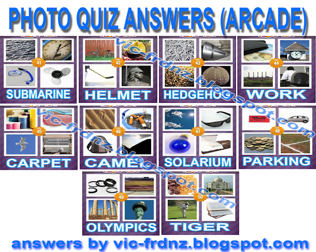 Photo Quiz Answers Arcade Levels Frdnz