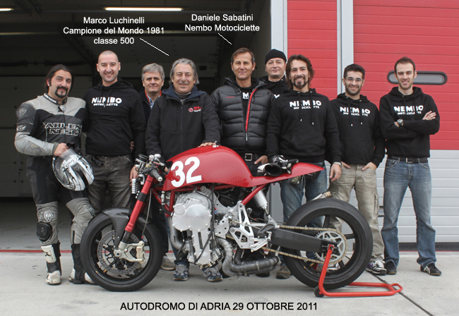 Nembo Motorcycle Team with Marco Luchinelli