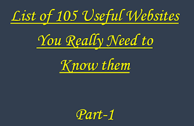 105 Useful Websites You Need to Know