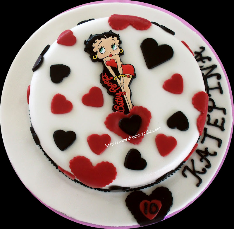 Betty Boop Birthday Cake