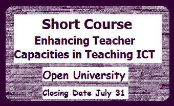 Short Course for ICT Teachers (Open University)