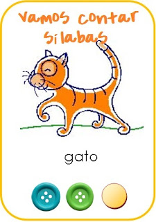 Contar sílabas - cartas para download