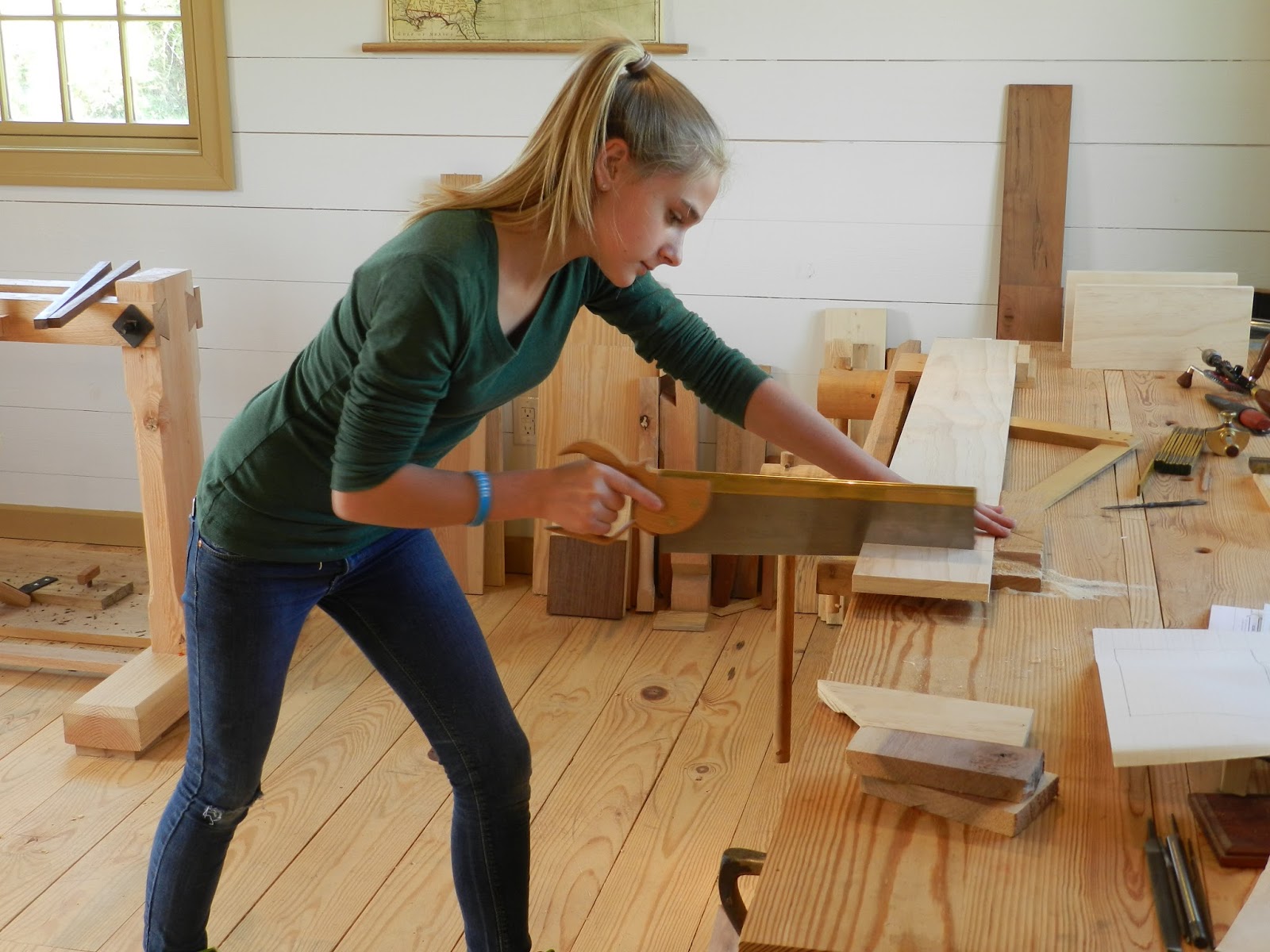 Plane Shavings: Another Aspiring Young Woodworker in the Family