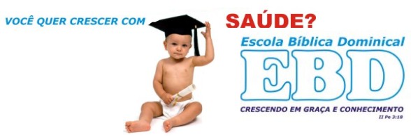 Participe da Escola Bíblica Dominical