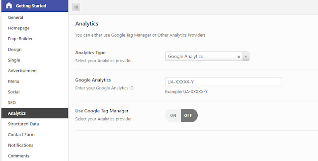 Add tài khoản Google Analytics
