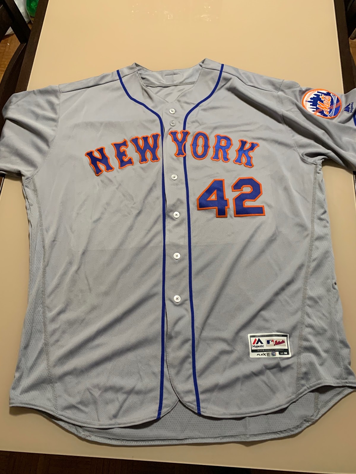  HISTORIC Big Sexy Bartolo Colon Mets Jersey up for sale.  This is the one where he tied Pedro Martinez for most Career wins