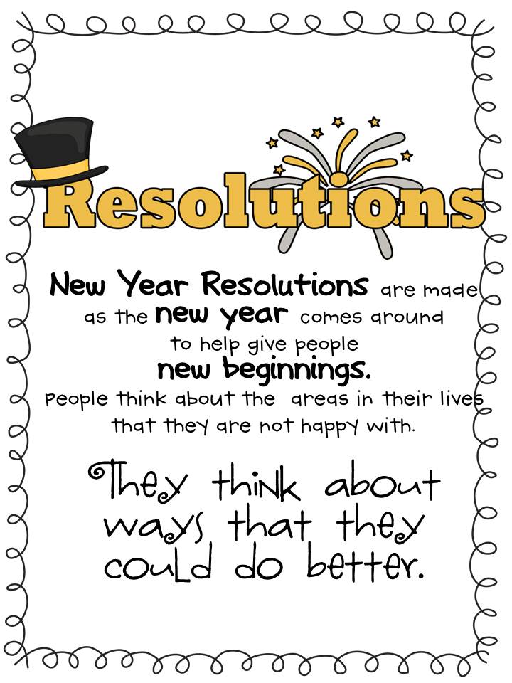 Do new year resolutions