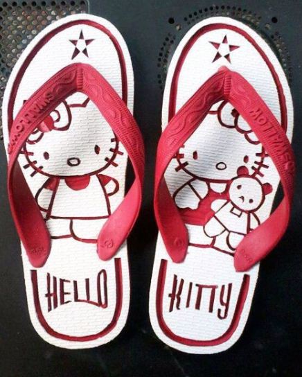 37+ Inspirasi Terkini Ukiran Sandal Hello Kitty