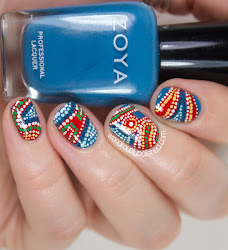 dotticure aboriginal nail challenge artwork inspired