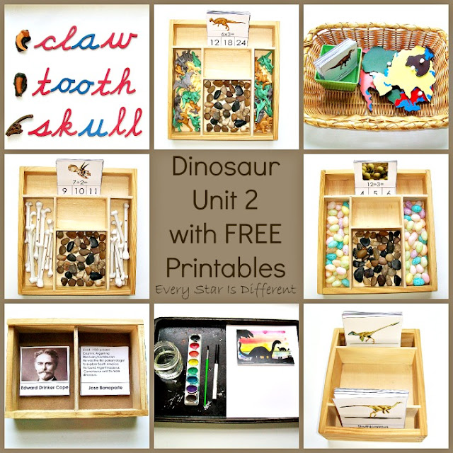 Dinosaur Unit 2 with Free Printables