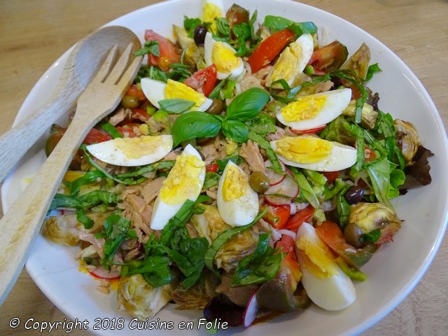 Salade Niçoise Composition
