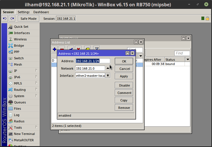 Cara Konfigurasi DHCP Server Pada Mikrotik Master Jaringan
