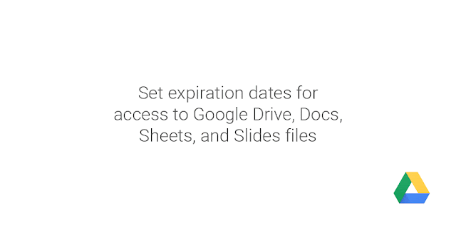 Drive files expiration dates