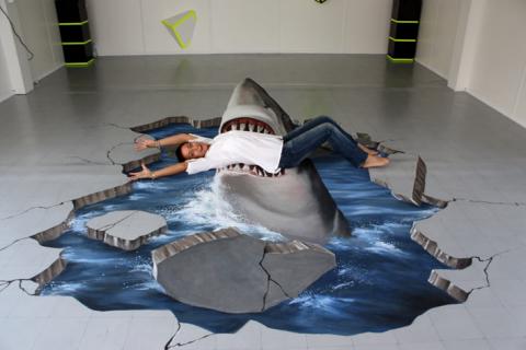 3D floor art installation and 3D flooring technology for living room 3D floor art and 3D flooring technology for living room