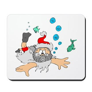 Scuba Diving Santa