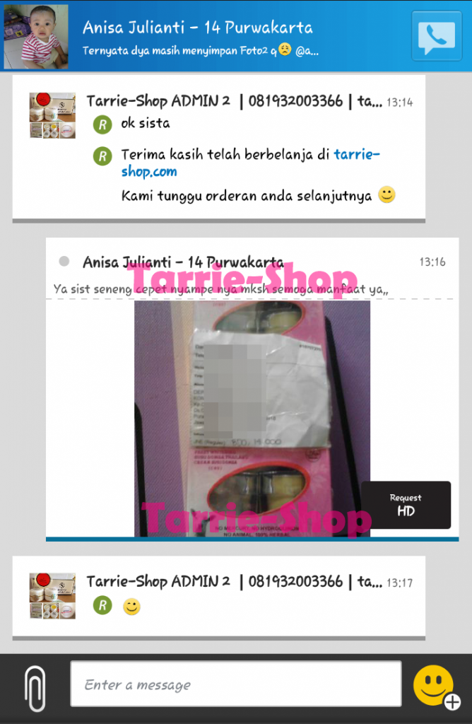 Testimoni Customer Tarrie Shop Testimoni Customer Tarrie Shop