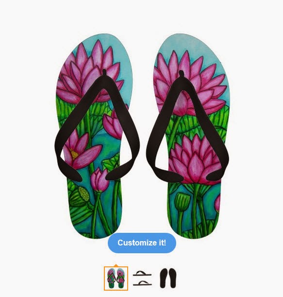 Lisa Lorenz Studio Blog Cool Retro Martini Flip Flops and More