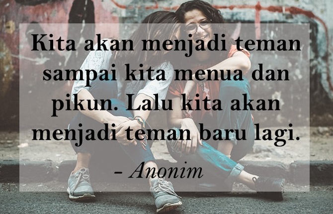 Andrea Blog: Gambar Kata Teman Menjauh