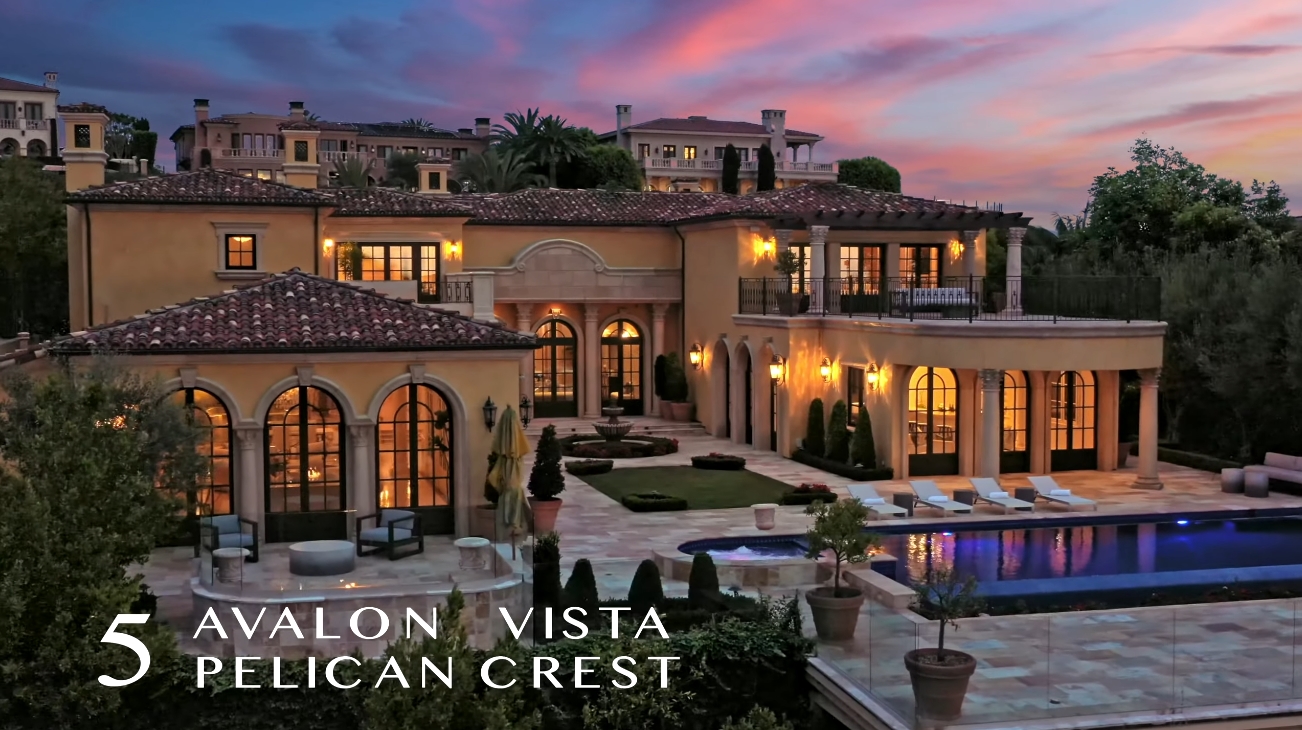 Luxury Mansion Interior Design Tour vs. 5 Avalon Vista, Pelican Crest, Newport Coast, CA