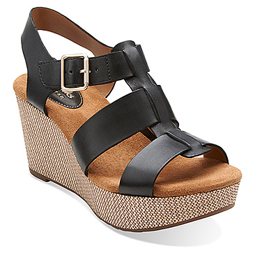 clarks women's caslynn shae wedge sandal