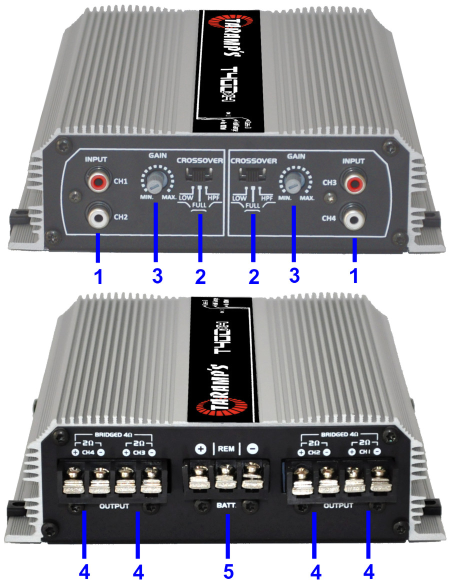 Loja de som Almalucar Módulo de Potência Taramps T400 x4