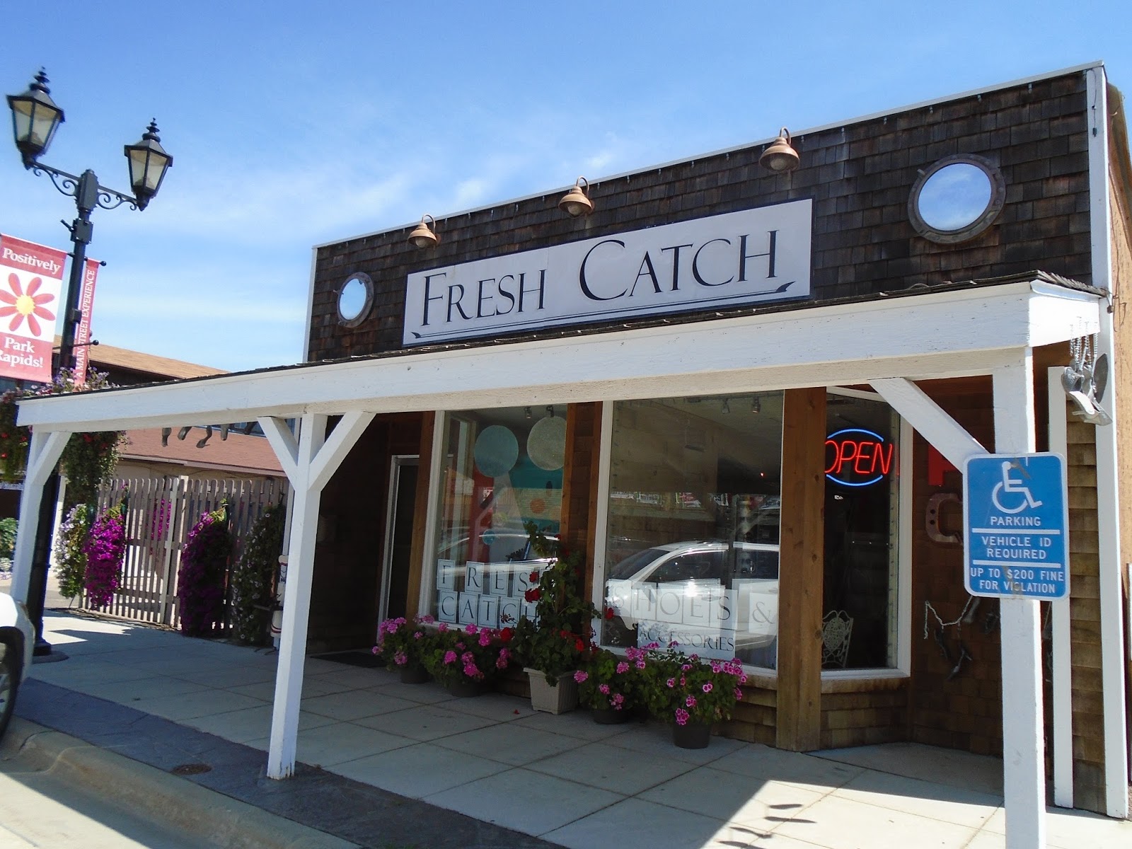 Brenda's Wit Walking Downtown Park Rapids, MN