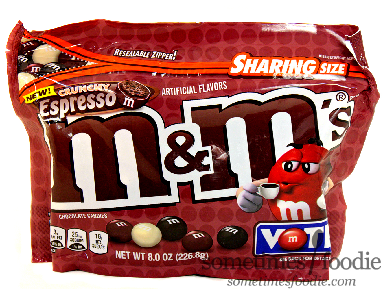 Sometimes Foodie: Espresso vs. Mint: Crunchy M&M Showdown? (Not Really  Though)