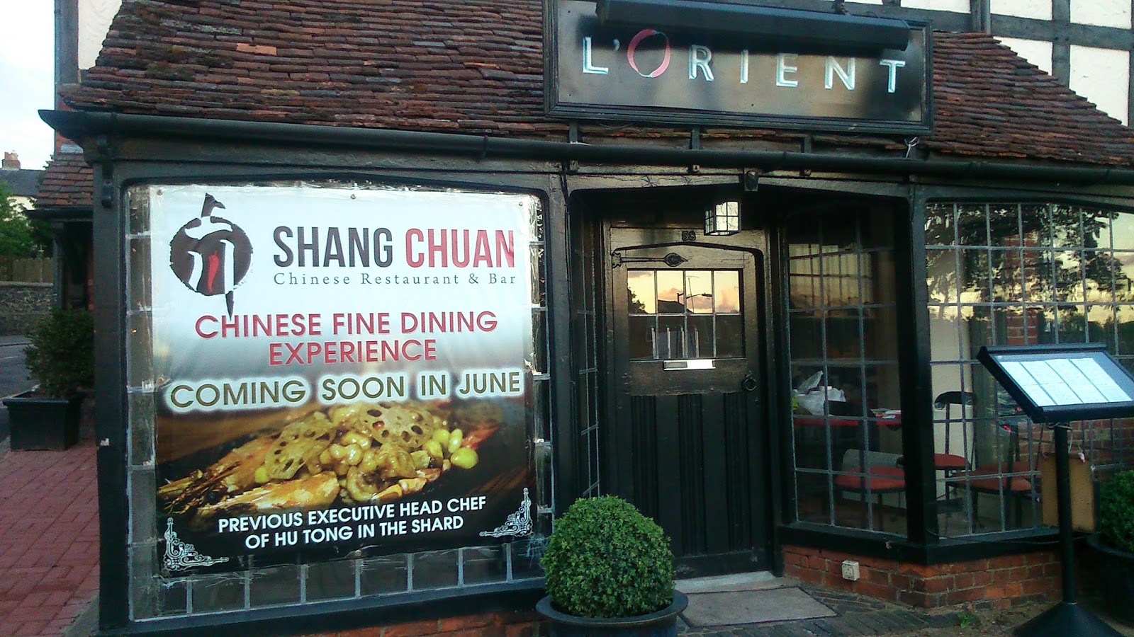 Travel with Angela Lansbury Pinner restaurant L'Orient changing to