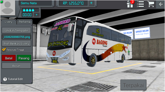 Livery skin BUSSID bus Bagong