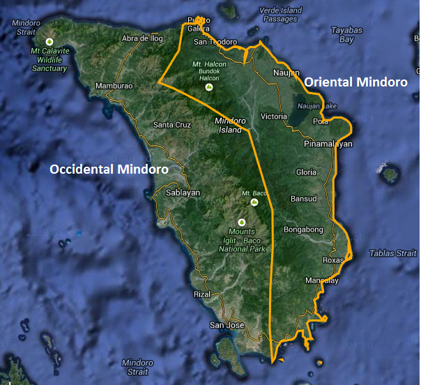 Oriental Mindoro Life and Leisure Map of Mindoro