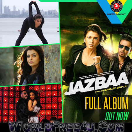 Poster Of Bollywood Movie Jazbaa 2015 300MB HDRip 480P Full Hindi Movie