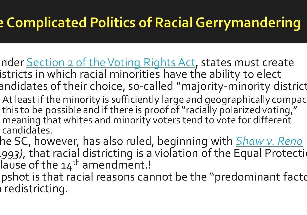 Shaw V Reno Dissenting Opinion 2025