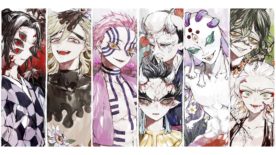 Kimetsu no Yaiba, Villains, Upper Moons, 4K, #20 Wallpaper