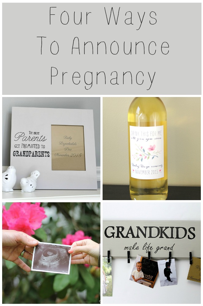 Four DIY ideas to announce pregnancy