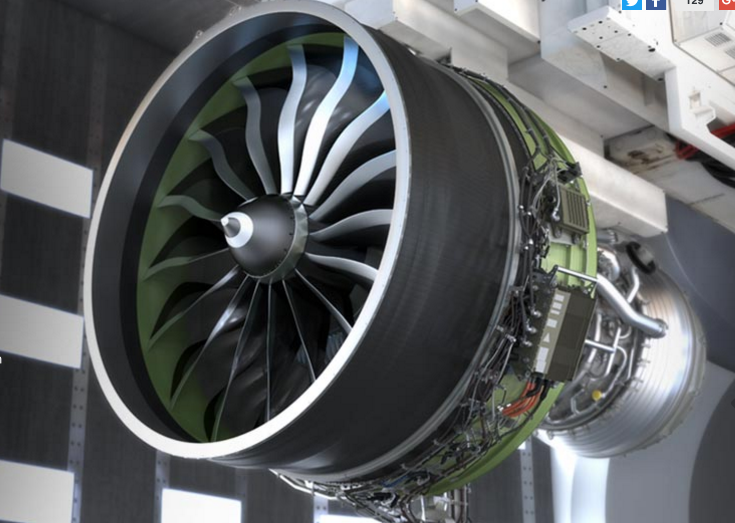 Fourth Generation composites used for the blades of the GE9X engine which will be used in the 777X