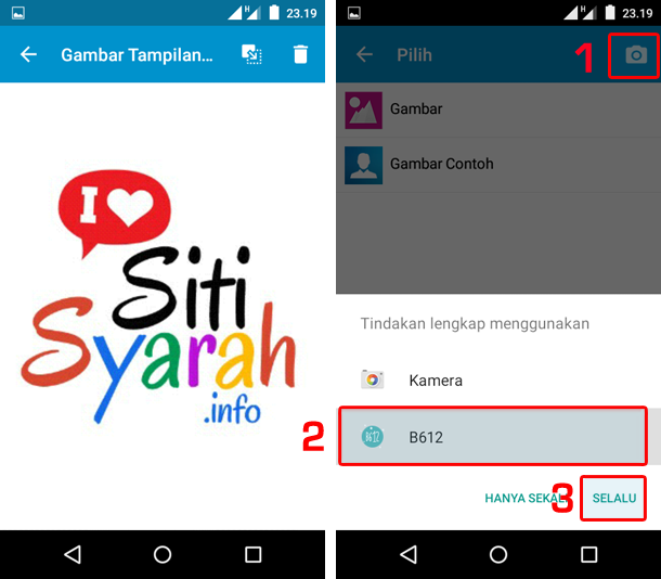 merubah aplikasi default android