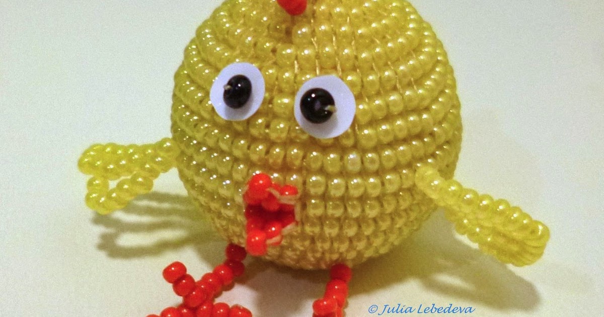Beading for the very beginners: Young chicken
