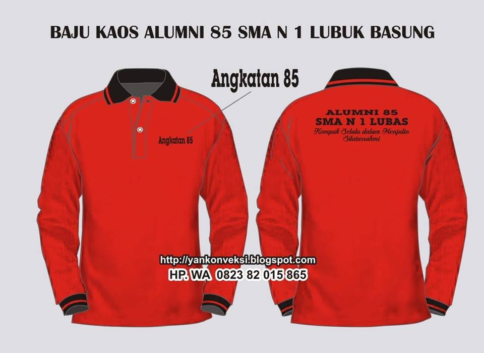 BAJU KAOS ALUMNI SMAN 1 LUBUK BASUNG