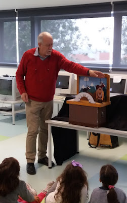 Visita do autor Carlos Alberto Silva à BE da Escola Básica n.º 1.