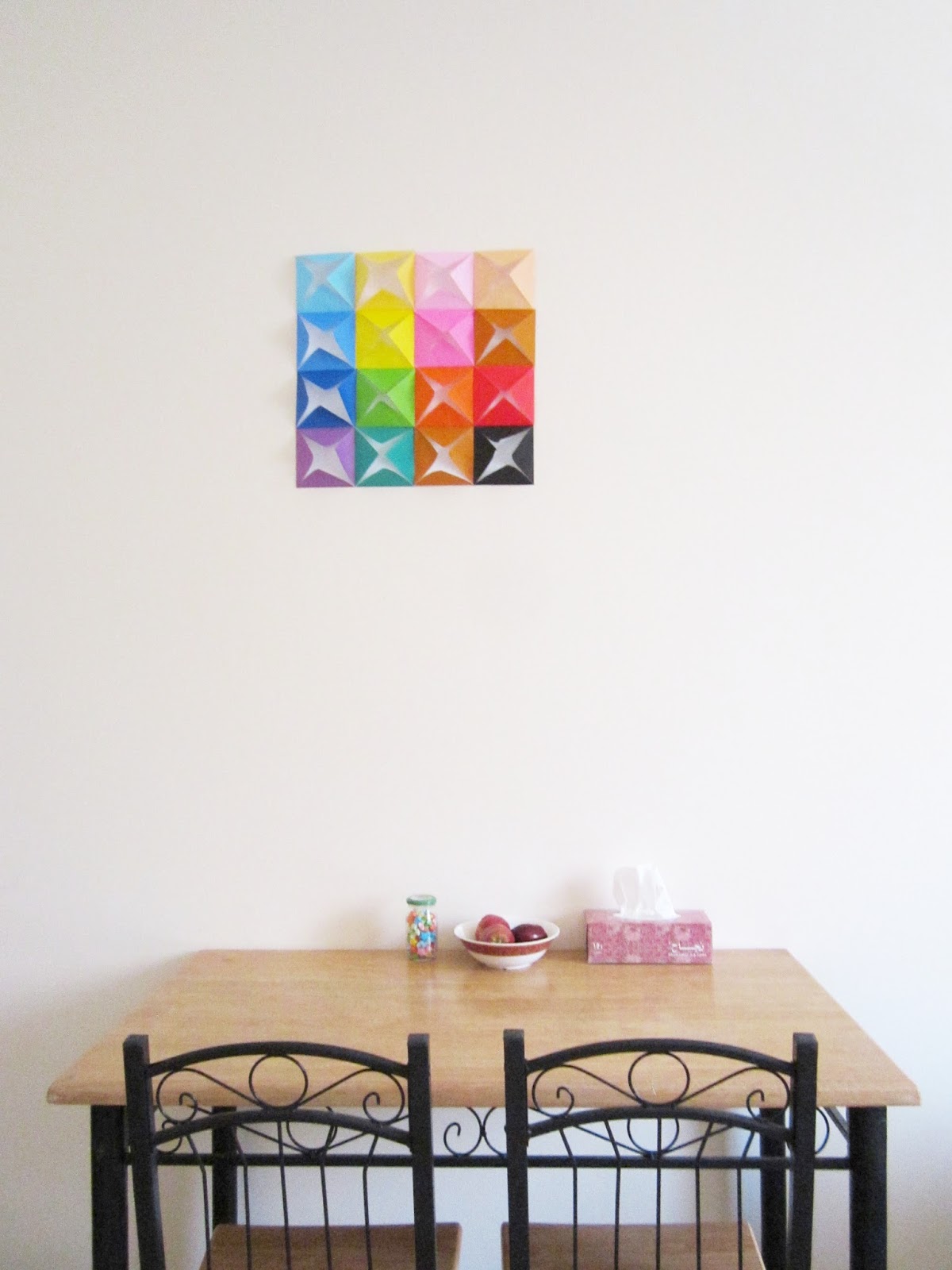 Origami Wall art.. A little love everyday!