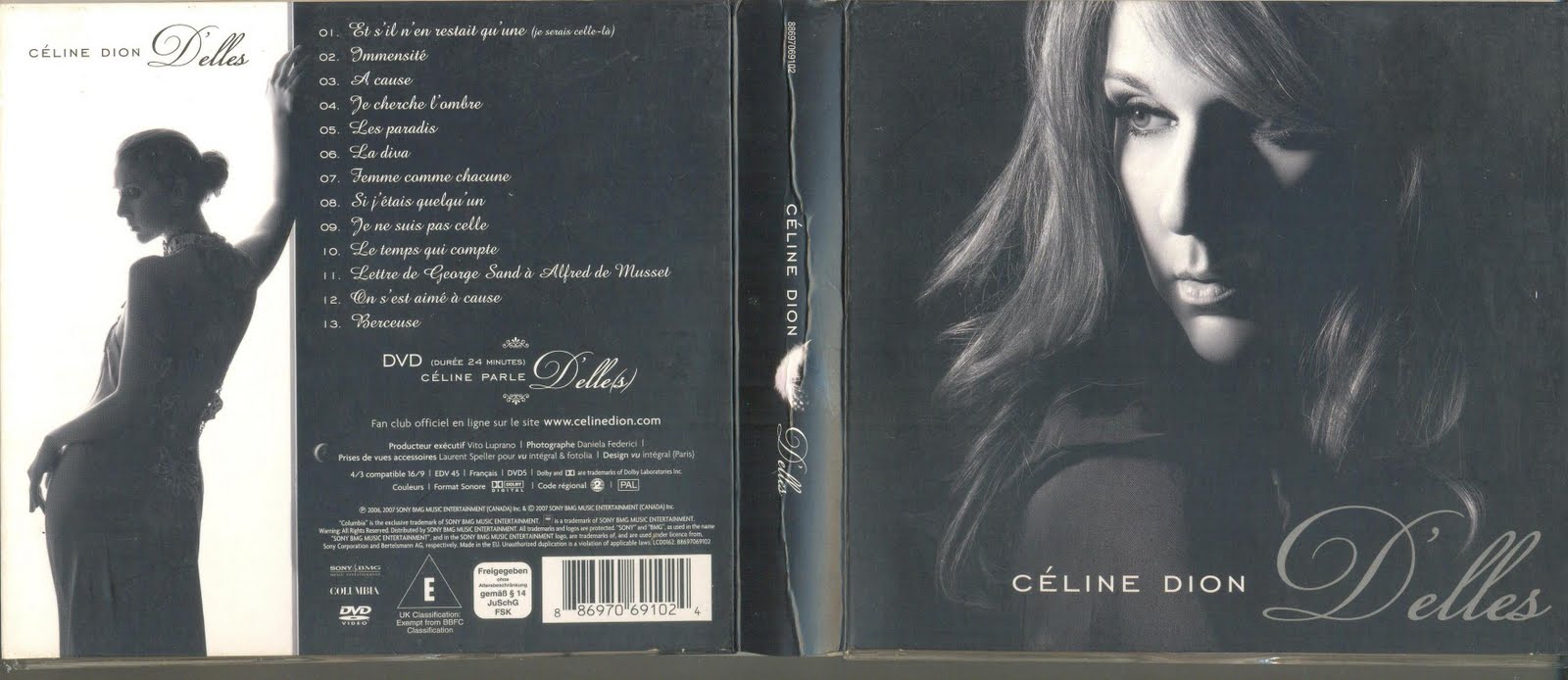 Encarte: Celine Dion - D'elles (Limited Edition) - Encartes Pop