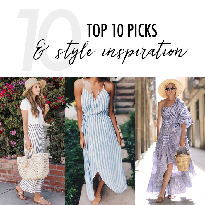 Daily Style Finds: My Top 10 Picks + Summer Stripe Inspiration