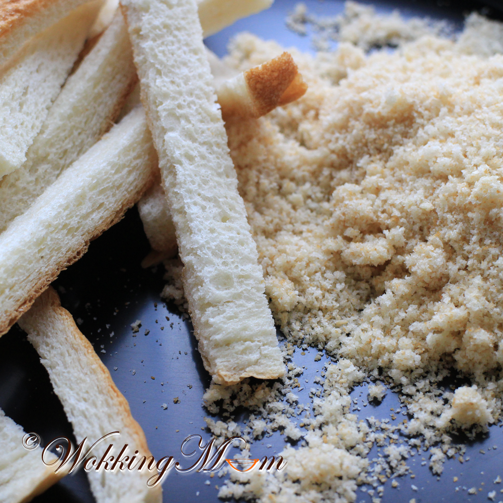 Let's get Wokking! Homemade Breadcrumbs 自制面包糠 Singapore Food Blog on