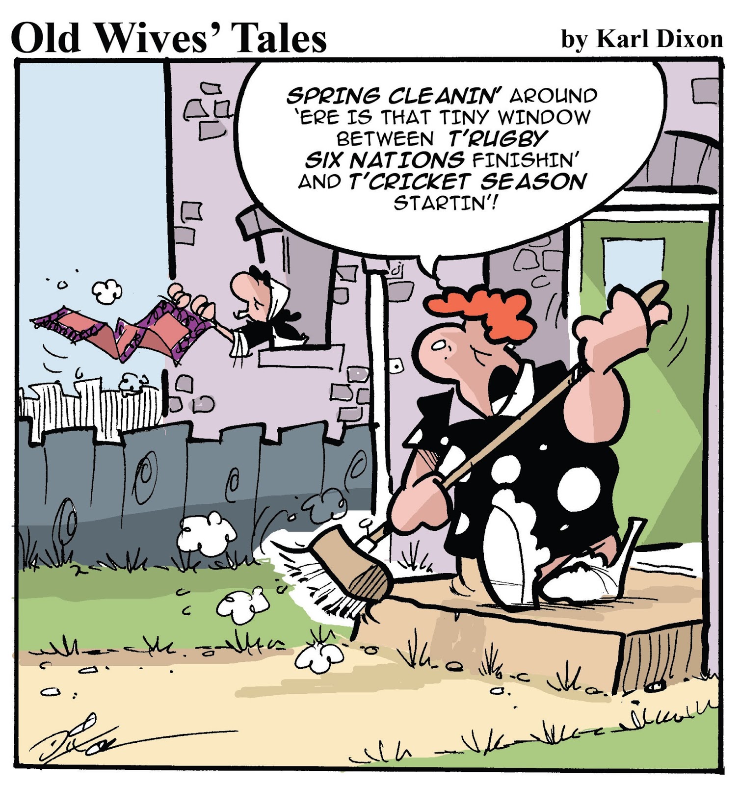 Diary of a Cartoonist Old Wives Tales---Trouble up North image