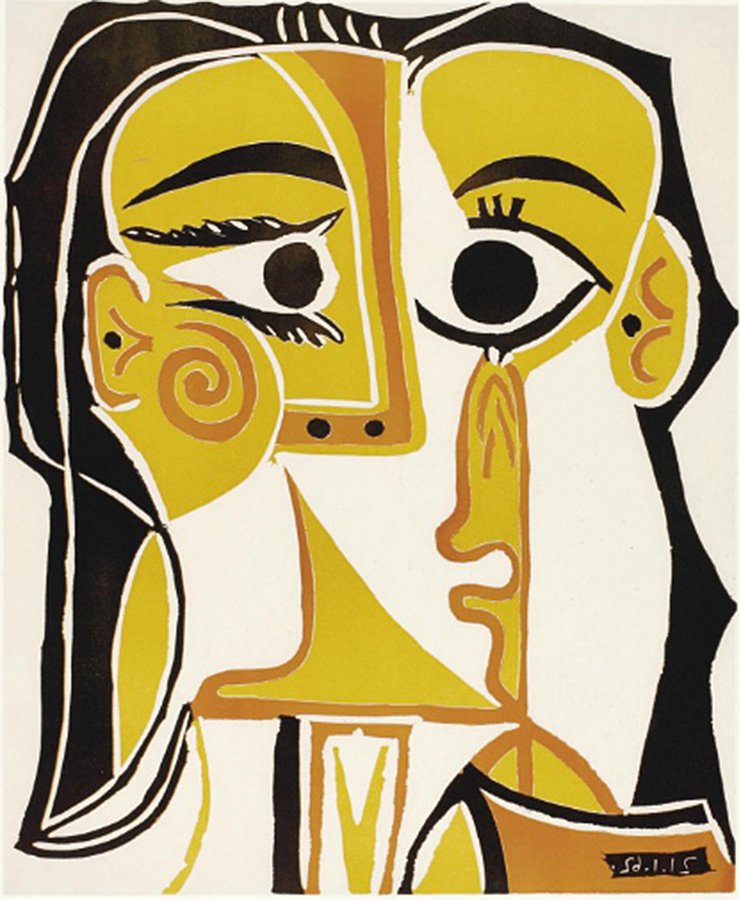 Studio Art 2018: Pablo Picasso: Tête de Femme (Head of Woman)