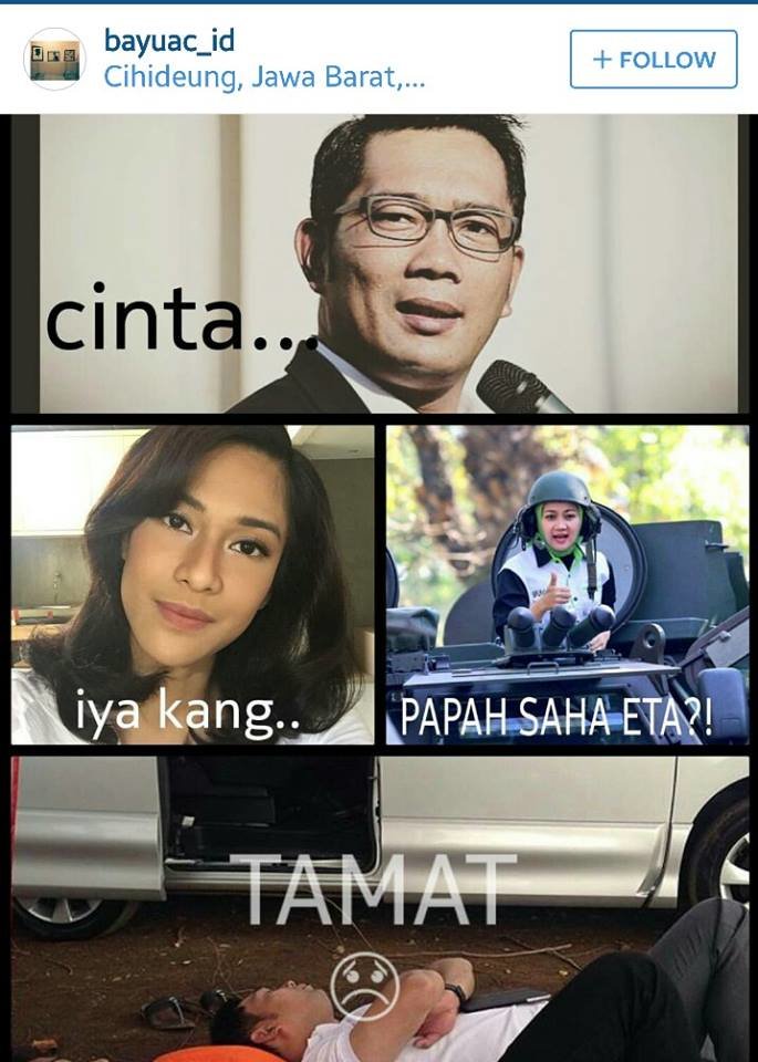 Kumpulan Meme Lucu Pak Ridwan Kamil LIAT AJA
