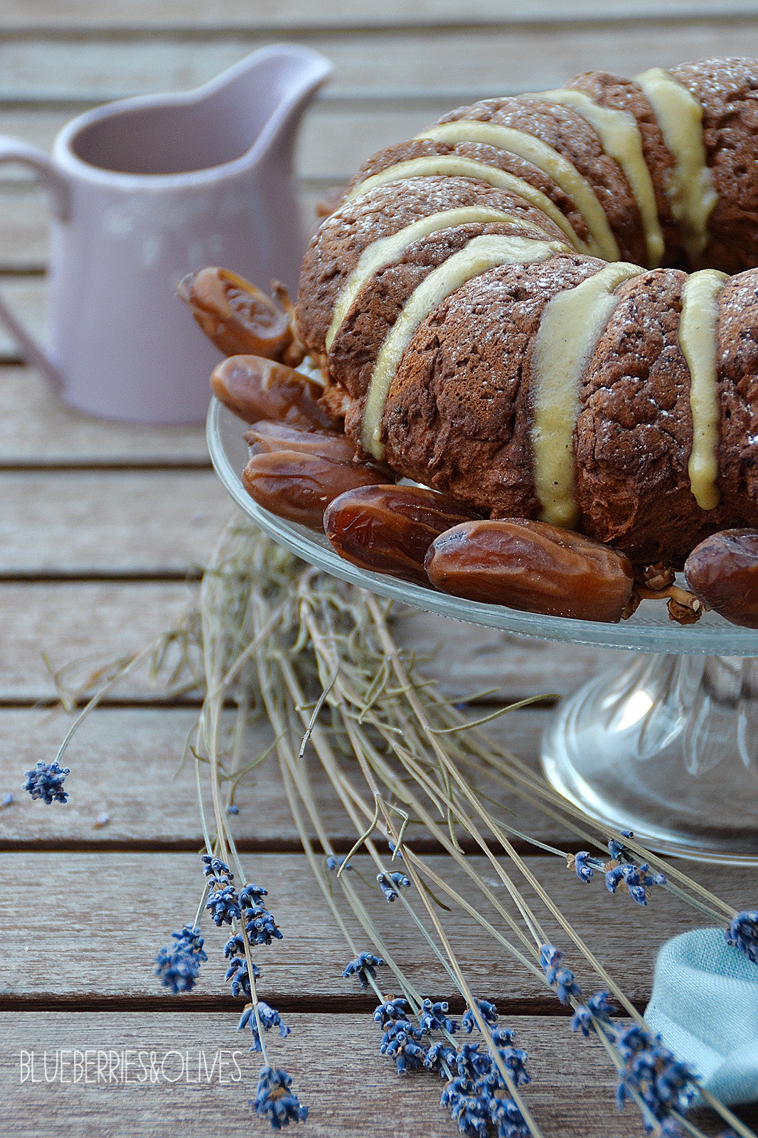CHESTNUT AND DATE BUNDT CAKE WITH CASHEW FROSTING