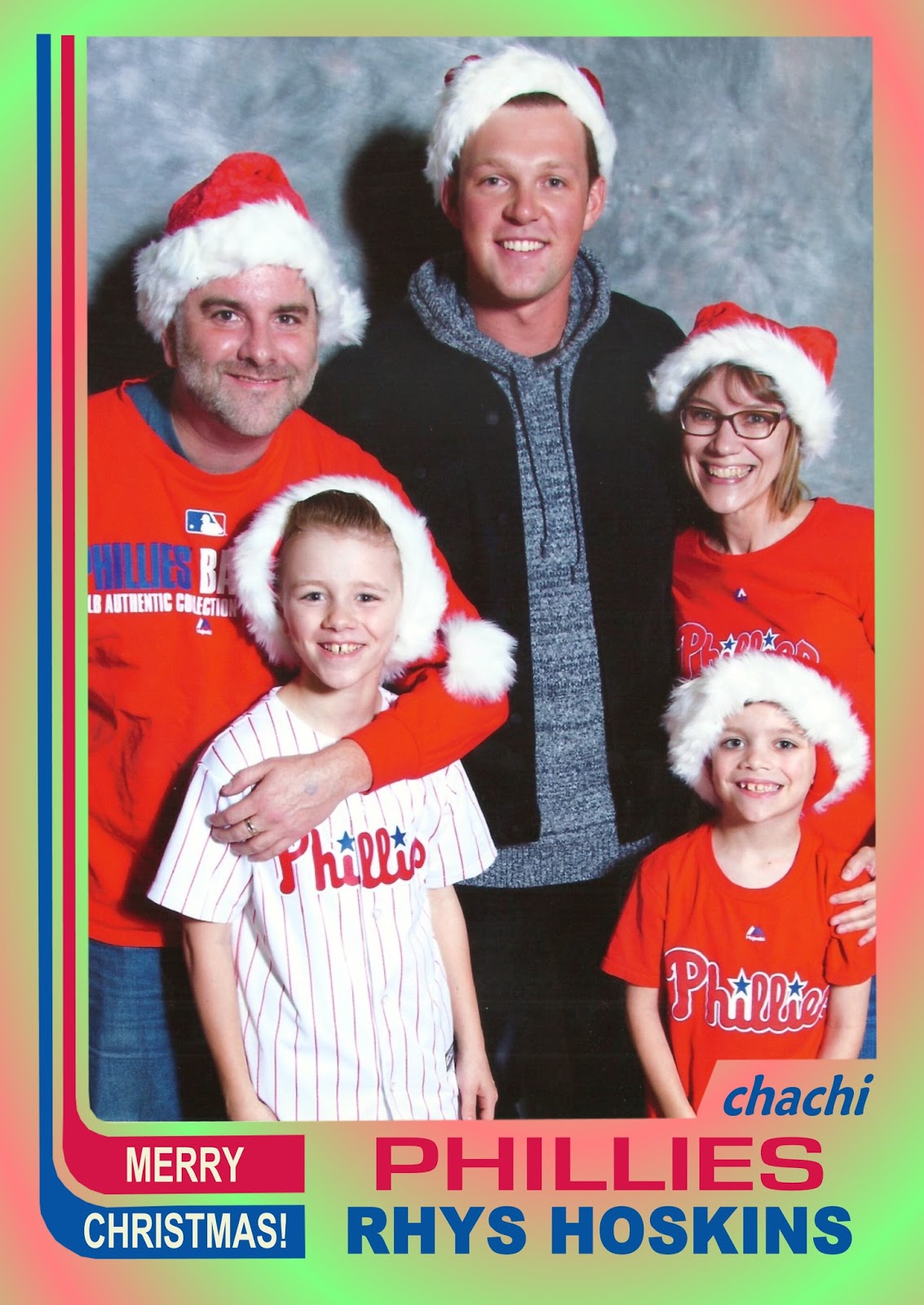 The Phillies Room: Merry Christmas from Our Family and Rhys Hoskins!
