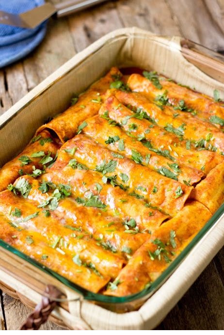 Black Bean Vegan Enchiladas